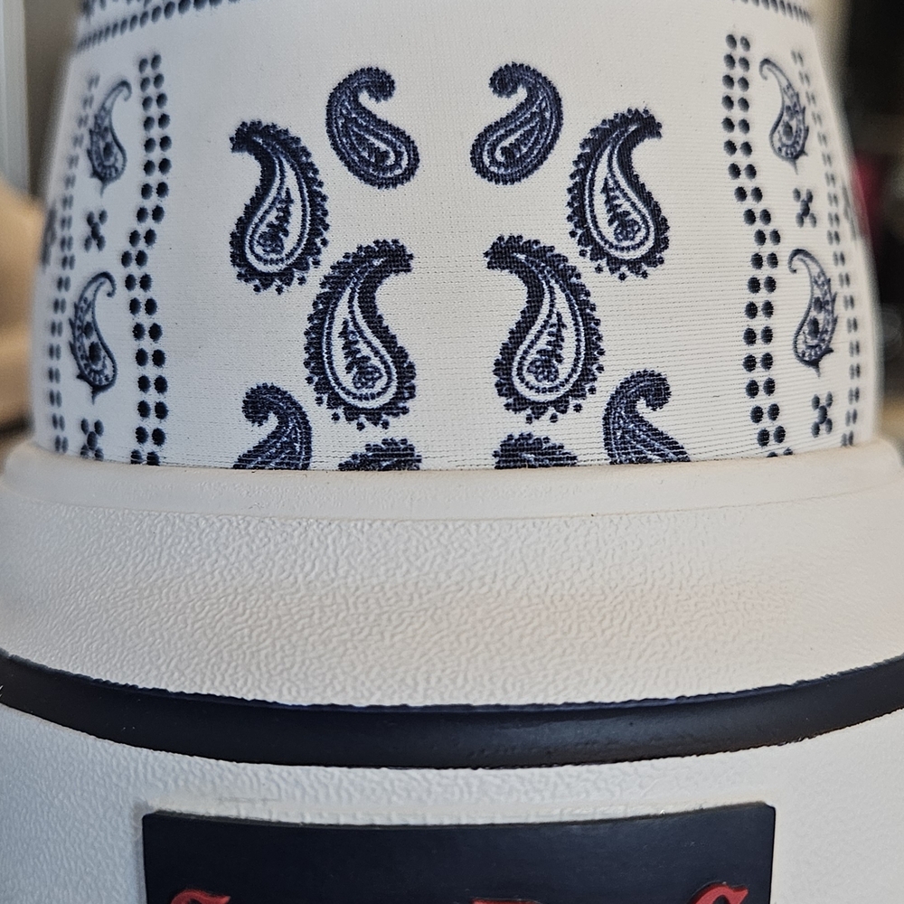 Skechers White/Navy/Red Canvas Sneakers - Picture 10 of 10